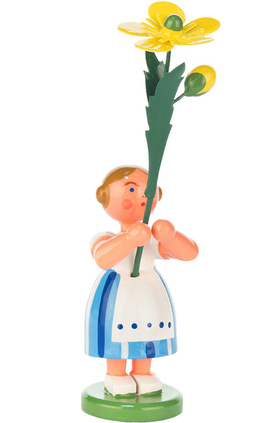Dregano Easter Figurine ~ Buttercup Flower