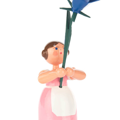 Dregano Easter Figurine ~ Bluebell Flower