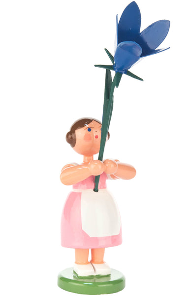 Dregano Easter Figurine ~ Bluebell Flower