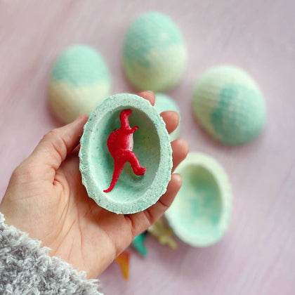 The Sister Made - Large Dino Egg - with toy inside!