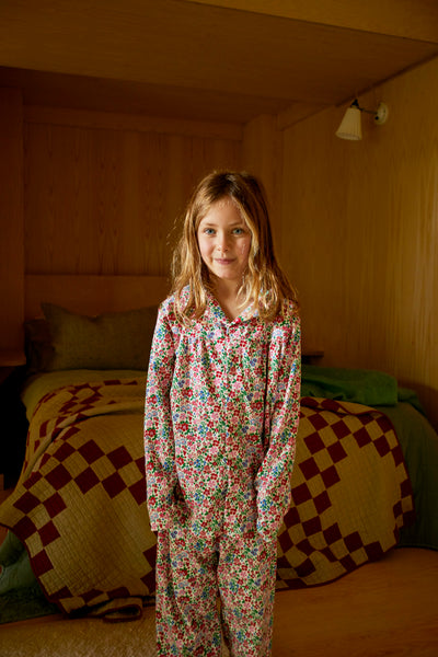 Sleepy Doe - Christmas Girls Baggy Set | Festive Floral