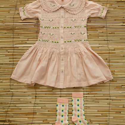 Bonjour Romantic Tunic Dress ~ Pink