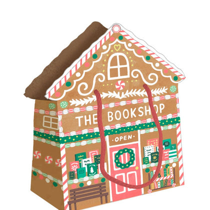 Penguin Random House LLC - 	Gingerbread Bookshop Gift Bag (Large)