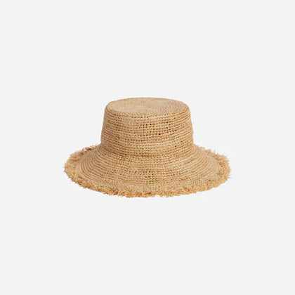 Rylee + Cru Straw Bucket Hat ~ Straw