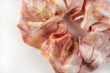 Botanically Dyed Silk Scrunchie: Yellow