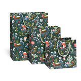 Red Cap Cards - Holiday Moss gift bags: Medium