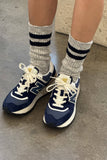 Le Bon Shoppe - Cottage Varsity Socks : Ht.grey Varsity