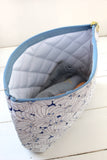 BARNABÉ AIME LE CAFÉ - Liberty® Fabric Toiletry Bags with Plasticized Interior: Nina