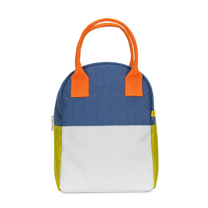 Fluf - Zipper Lunch - Two Tone Citrus Sky