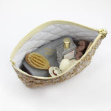 BARNABÉ AIME LE CAFÉ - Liberty® Fabric Toiletry Bags with Plasticized Interior: Nina