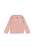 Konges Roli Stripe Cardigan ~ Rose Cream Stripe
