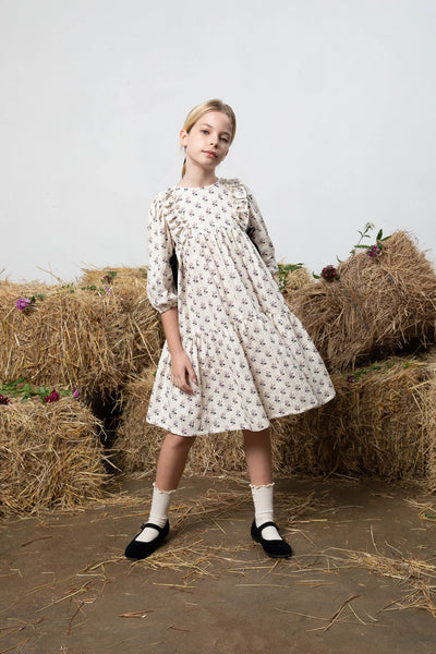 Bebe Organic Colette Dress ~ Edelweiss