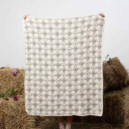 Bebe Organic Mushroom Blanket ~ Taupe