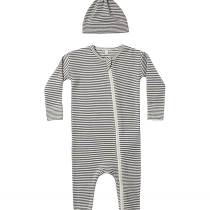 Quincy Mae Sleep Set ~ Midnight Micro Stripe