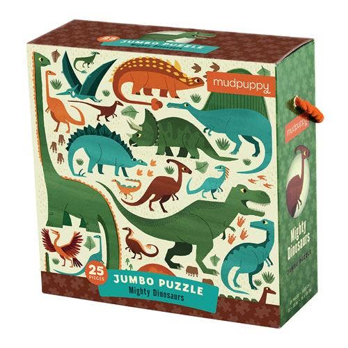 Chronicle Books - Mighty Dinosaurs Jumbo Puzzle