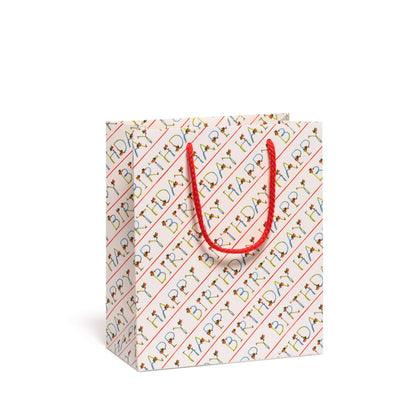 Red Cap Cards - Richard Scarry Lowly Birthday Letters medium gift bag: Medium