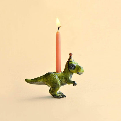 Camp Hollow Porcelain Animal Treasures - T.Rex Cake Topper