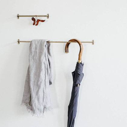 Fog Linen Work - Brass Towel Bar (M)