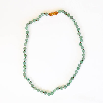 CanyonLeaf - Pure Gemstone + Aventurine || Necklace: 18"