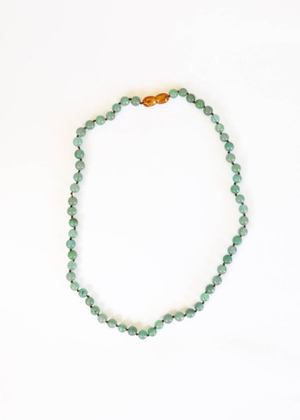 CanyonLeaf - Pure Gemstone + Aventurine || Necklace: 18"