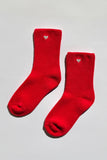 Le Bon Shoppe - Embroidered Cloud Socks : White + Heart