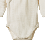 Nature Baby - Pointelle Kimono Bodysuit: 0-3M