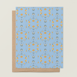re:mused studio - California Poppy A2 Greeting Card: Single card