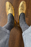 Le Bon Shoppe - Sneaker Socks: Polka Dot - Charcoal/Black