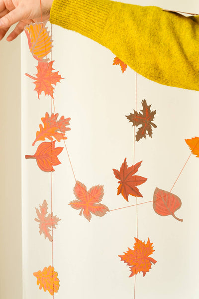 East End Press - Autumn Leaves Sewn Garland
