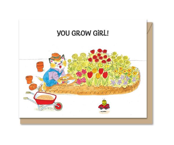 Maginating - A2 | Everyday Greeting Card | You Grow Girl!