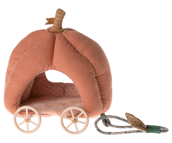 Maileg Pumpkin Carriage ~ Mouse