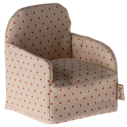 Maileg Red Dot Mouse Chair