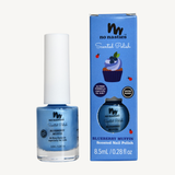 no nasties kids - Water Based Scented Scratch Off Kids Nail Polish: Blueberry Muffin - Blue