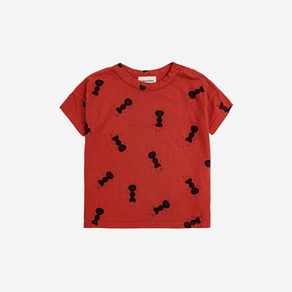 Bobo Choses Ant All Over T-Shirt ~ Burgundy