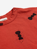 Bobo Choses Ant All Over T-Shirt ~ Burgundy