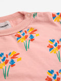 Bobo Choses Baby Fireworks All Over Sweatshirt ~ Pink