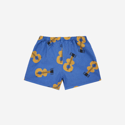 Bobo Choses Baby Acoustic Guitar All Over Shorts ~ Navy Blue