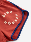 Bobo Choses Circle Shorts ~ Burgundy Red
