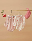 Emile at Ida Smocked Baby Romper ~ Rosalie