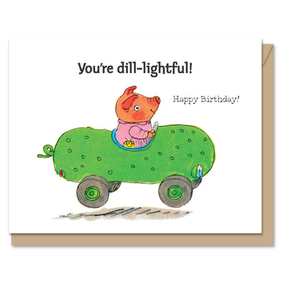 Maginating - A2 | Birthday Greeting Card | Dill-lightful Birthday