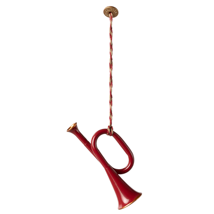 Maileg Red Trumpet Ornament