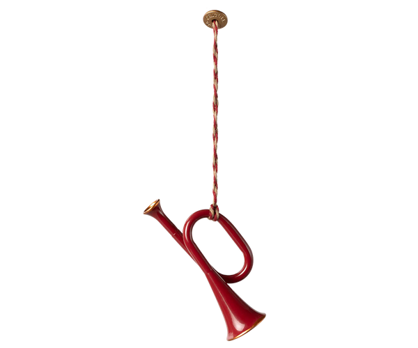 Maileg Red Trumpet Ornament