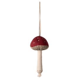 Maileg Mushroom Ornaments ~ Red