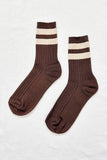 Le Bon Shoppe - Her Socks - Varsity: Pink Stripe