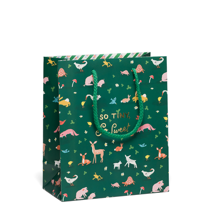 Red Cap Cards - Tiny Animals baby gift bag