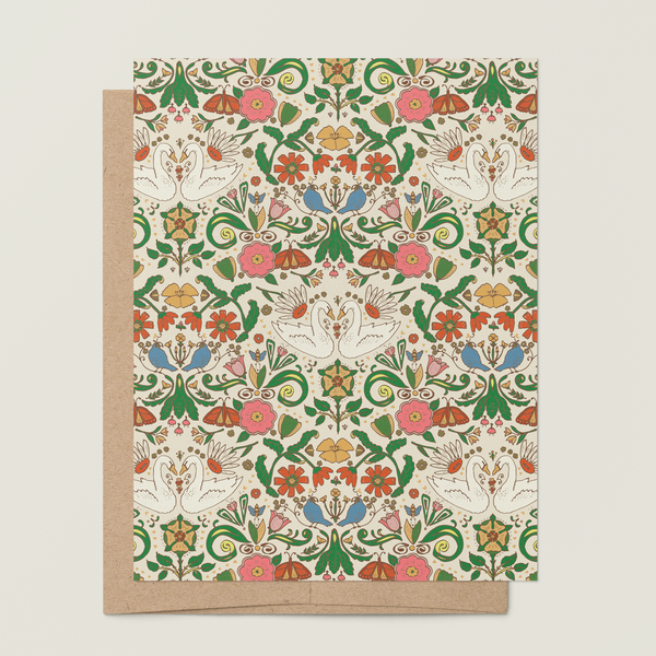 re:mused studio - Cambrifornia A2 Greeting Card: Single