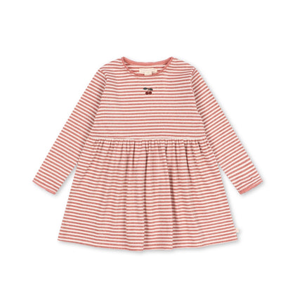 Konges Roli Stripe Dress ~ Rose Cream Stripe