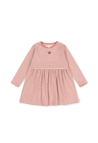 Konges Roli Stripe Dress ~ Rose Cream Stripe