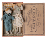 Maileg Mum & Dad in Cigarbox