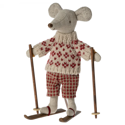 Maileg Winter Ski Mouse ~ Mum